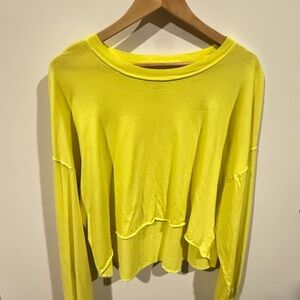 FP Movement by Free People Neon Yellow Long Sleeve Top